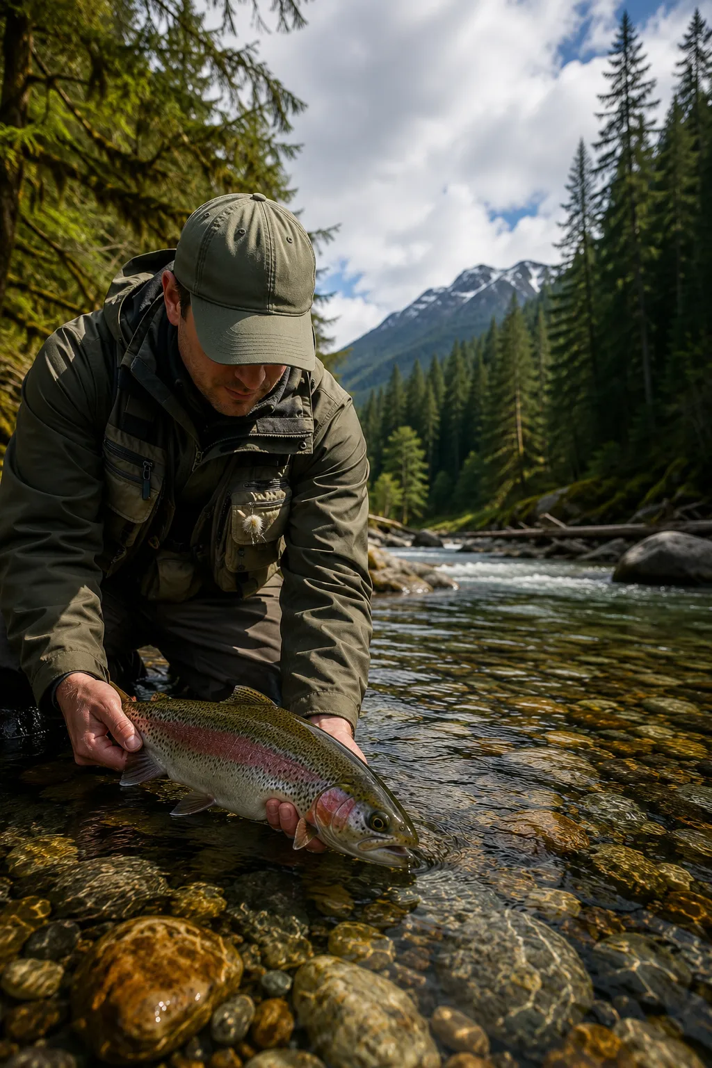 Forest River on Vancouver Island