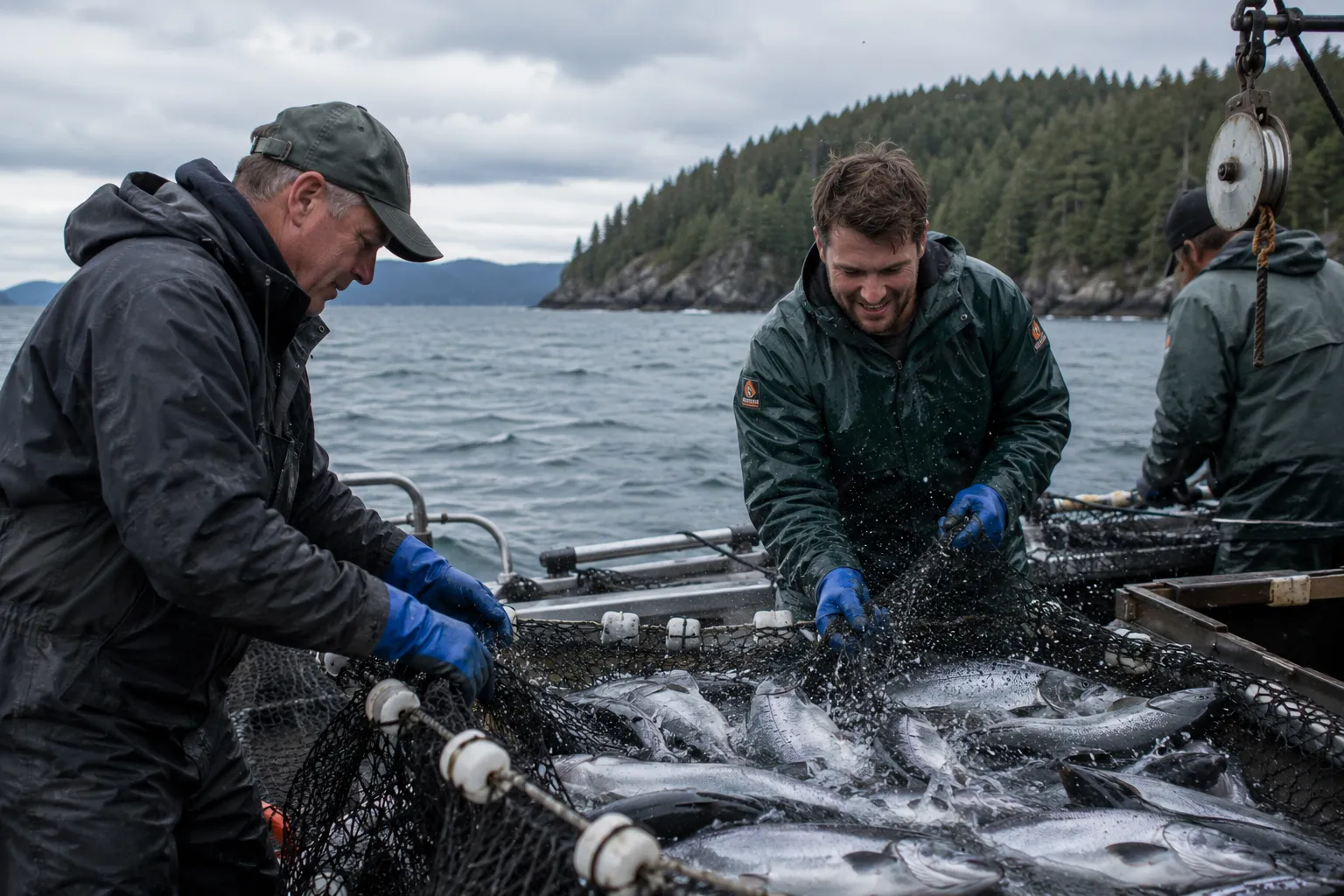 Salmon fishing guides