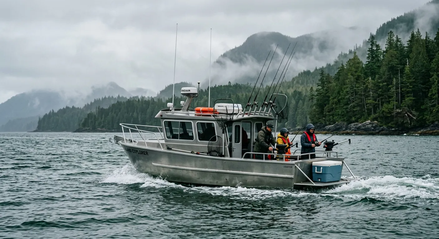 Salmon fishing guides