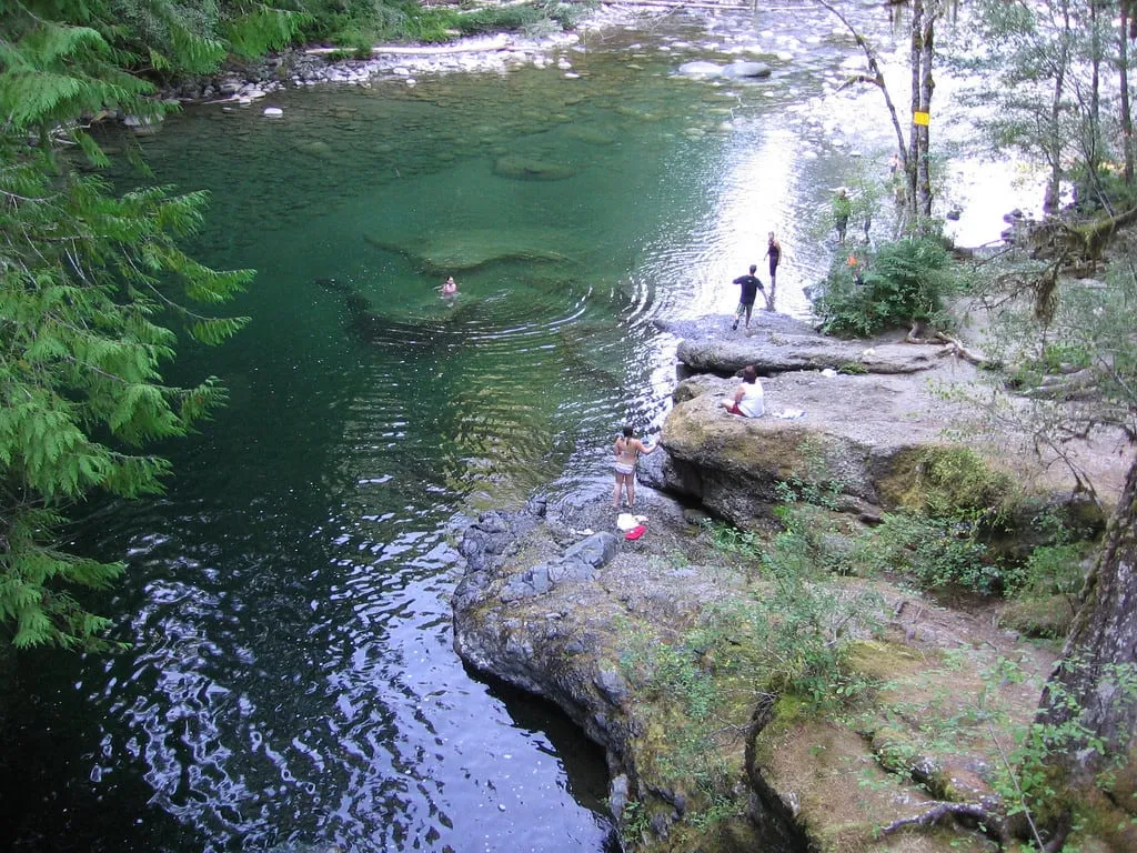 Fishing in Englishman River