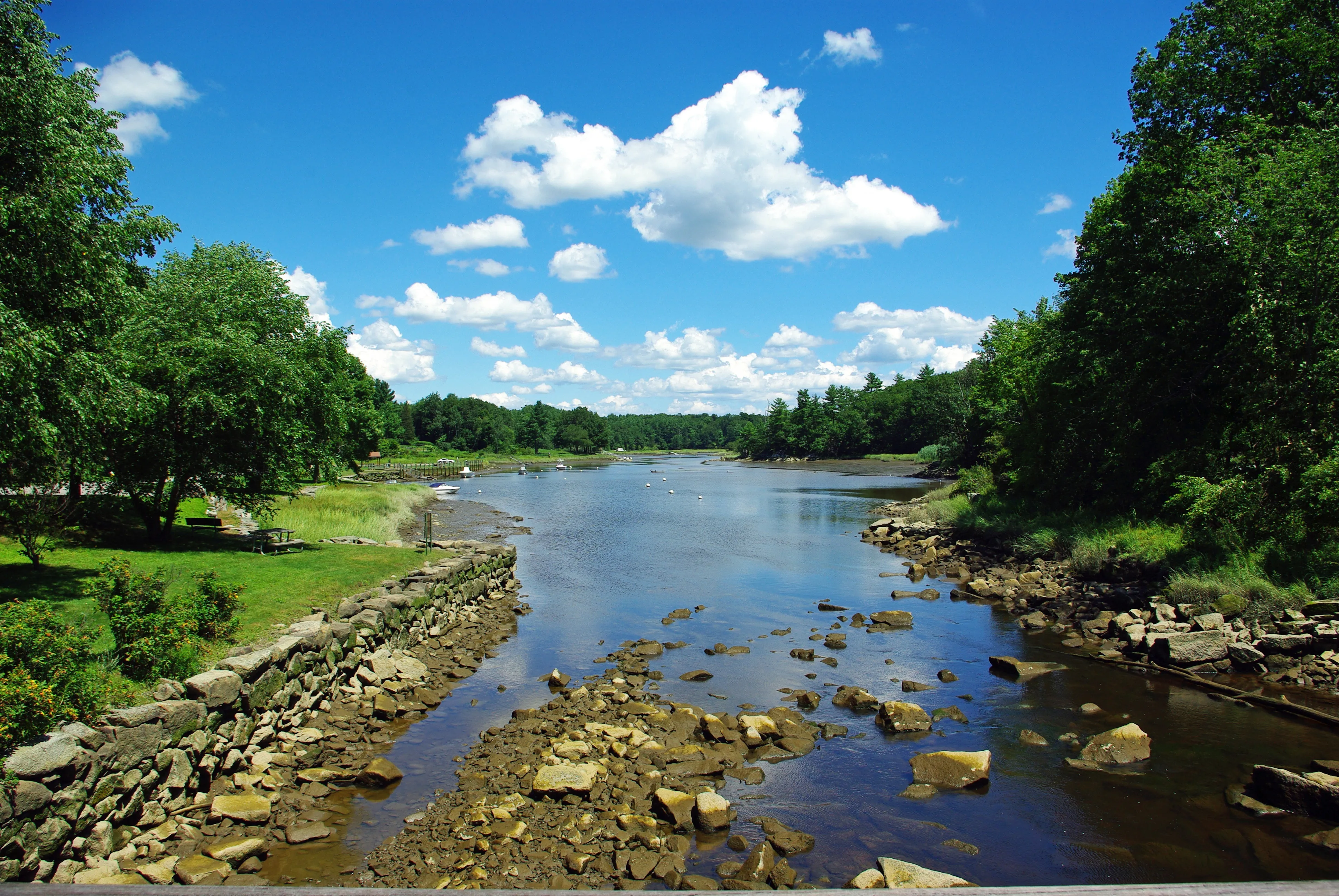 Fishing in Oyster River