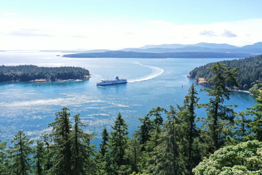Fishing in Galiano Bay