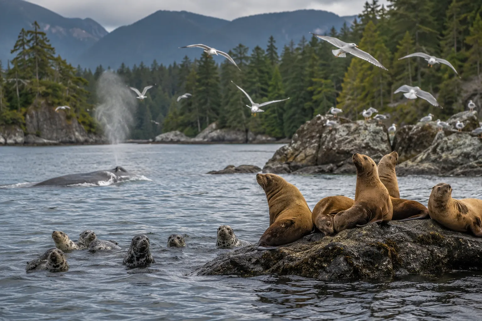 Marine Wildlife Barkley Sound